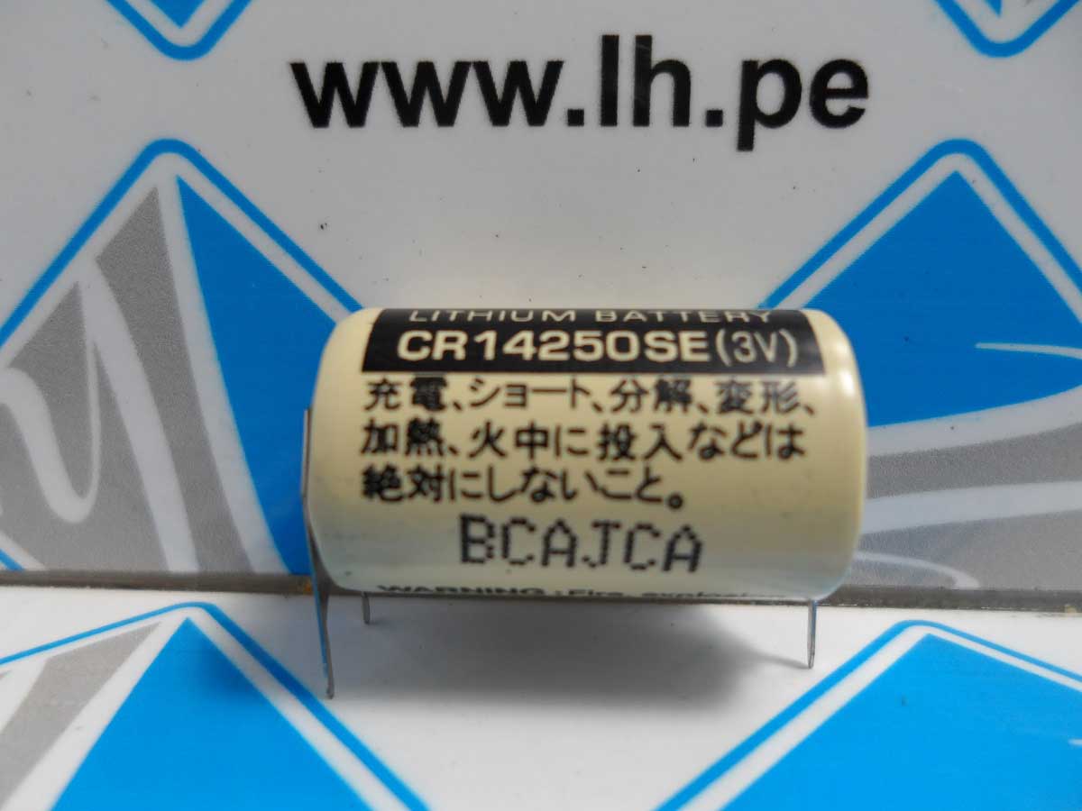 CR14250SE-FT CR14250SE-3PINES     Battery Lithium 3 Volt 850mAh
